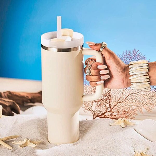 Stanley Tumbler Mug With Lid & Straw